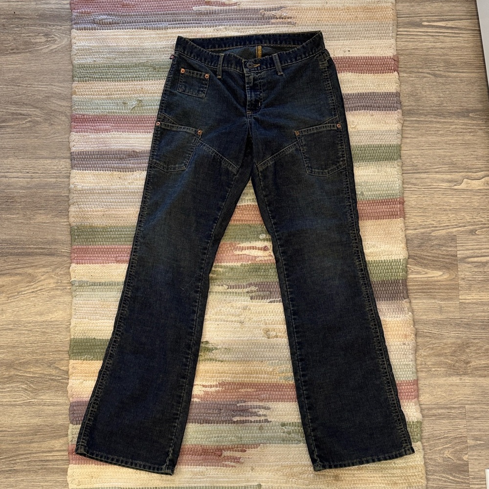 Vintage Polo Ralph Lauren Women’s Corduroys Blue Patched Pocket
Y2K Denim RL 4